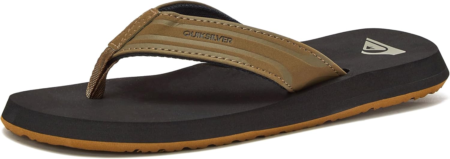 Сланцы для мальчиков Quiksilver Monkey Wrench, Tan - Solid
Сланцы для мальчиков Quiksilver Monkey Wrench, Tan - Solid