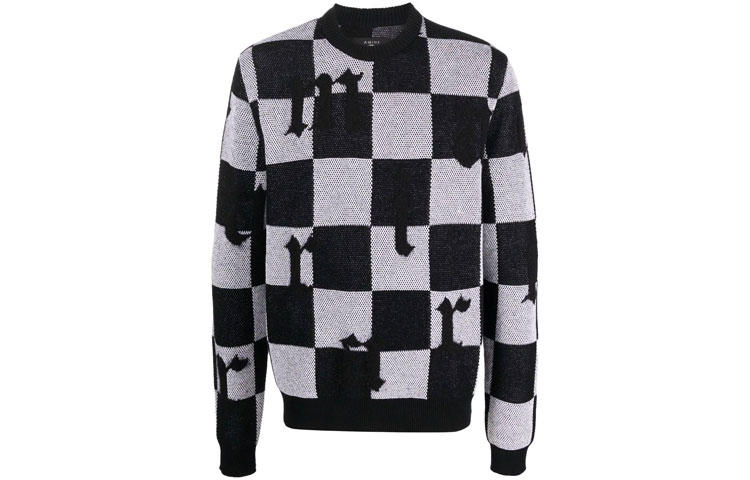 Проверенный вязаный свитер с круглым вырезом AMIRI, разноцветный
Проверенный вязаный свитер с круглым вырезом AMIRI, разноцветный