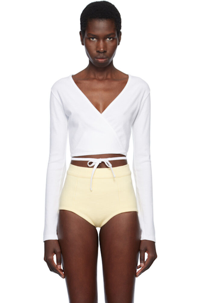 Белый топ-обертка Sarita Gil Rodriguez
Белый топ-обертка Sarita Gil Rodriguez