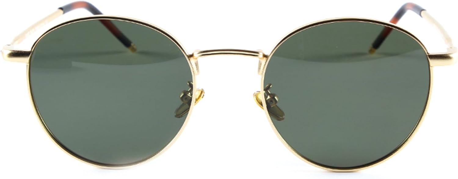 Винтажные поляризованные круглые солнцезащитные очки премиум-класса — золотистая металлическая оправа и зеленые линзы, для мужчин и женщин, в комплекте с дорожным футляром премиум-класса — защита от УФ-излучения Fake Sun, Black
Винтажные поляризованные круглые солнцезащитные очки премиум-класса — золотистая металлическая оправа и зеленые линзы, для мужчин и женщин, в комплекте с дорожным футляром премиум-класса — защита от УФ-излучения Fake Sun, Black