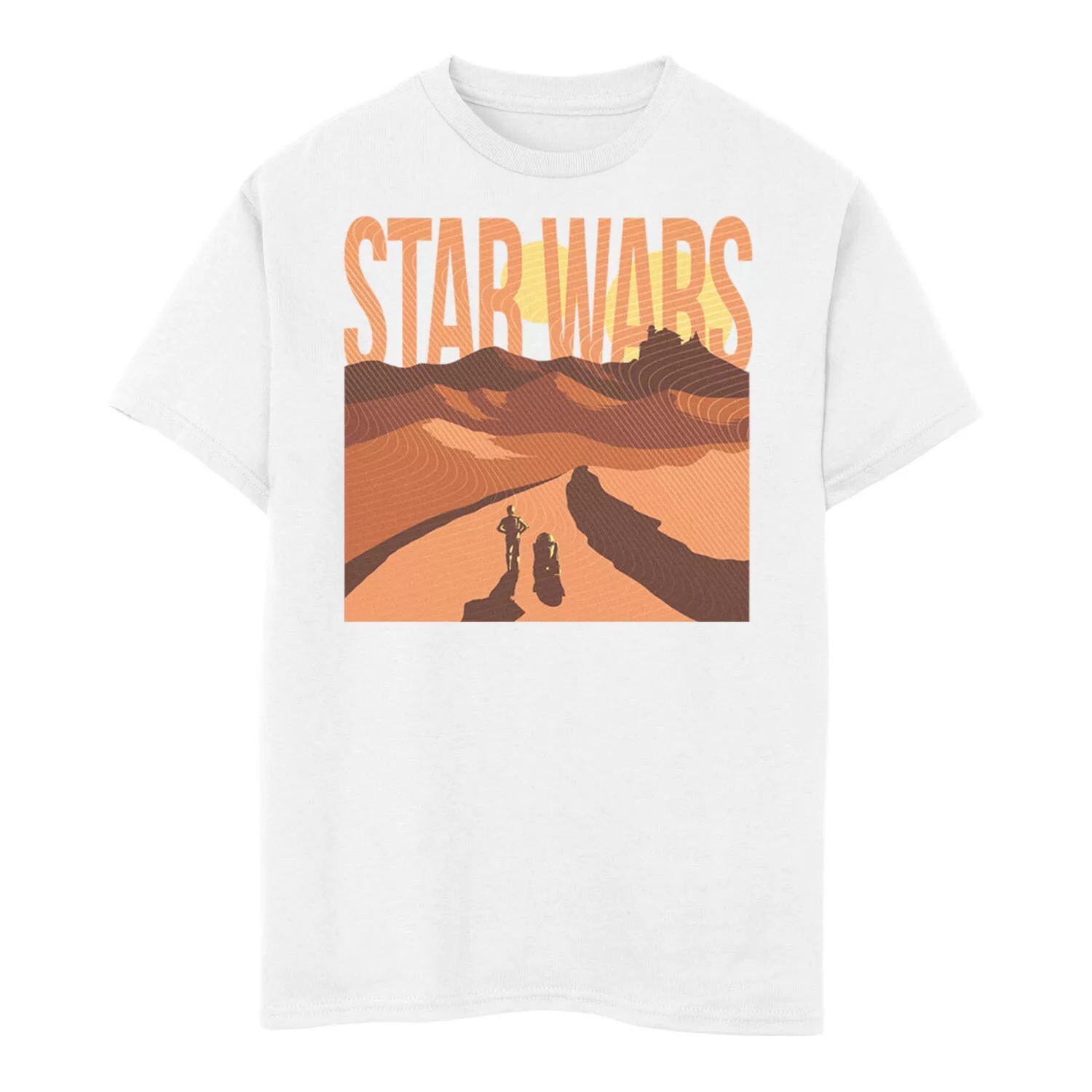 Футболка с рисунком «Звездные войны, затерянные в пустыне» для мальчиков 8–20 лет Star Wars, белый
Футболка с рисунком «Звездные войны, затерянные в пустыне» для мальчиков 8–20 лет Star Wars, белый