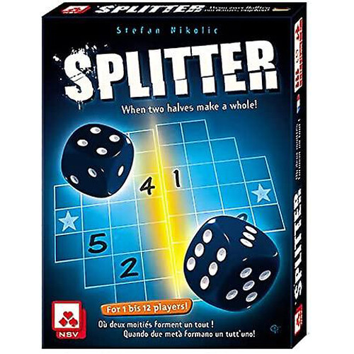Настольная игра Splitter
Настольная игра Splitter