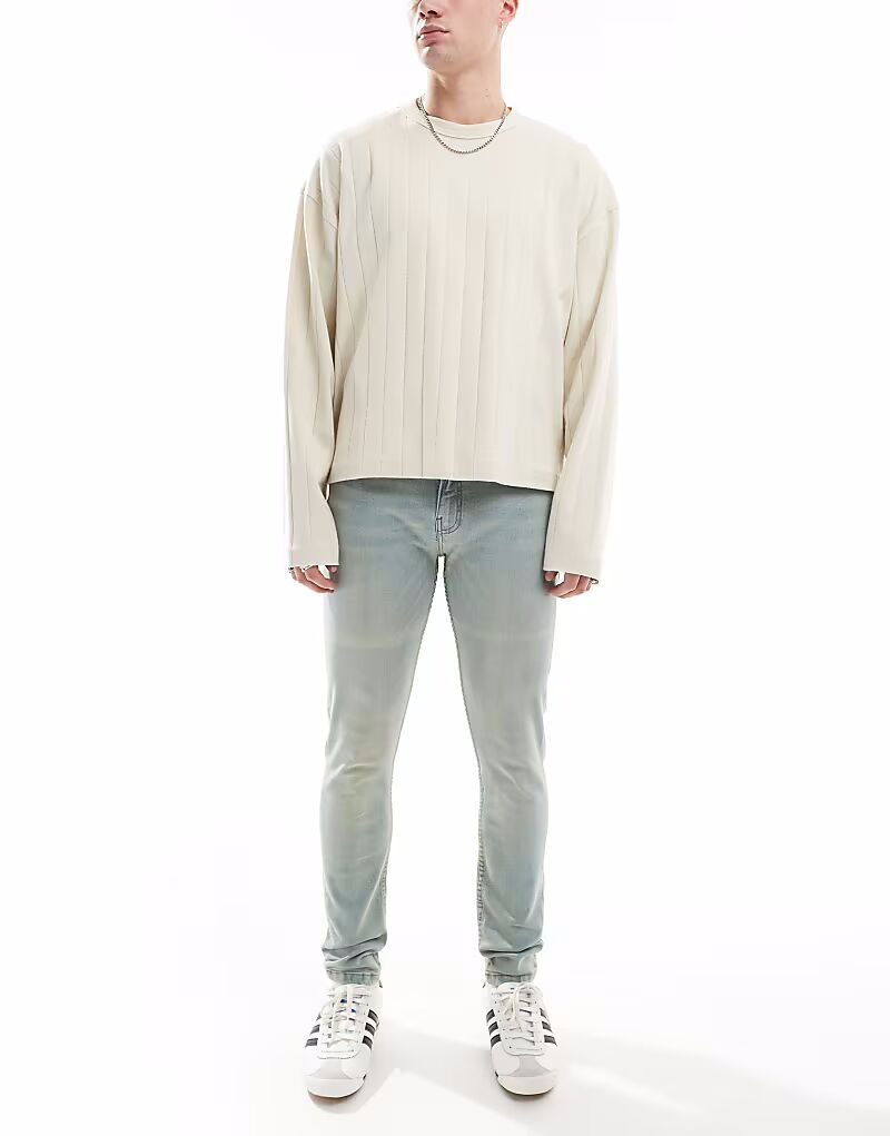 Джинсы-скинни DTT стрейч в винтажном светло-голубом оттенке Don't Think Twice
Джинсы-скинни DTT стрейч в винтажном светло-голубом оттенке Don't Think Twice