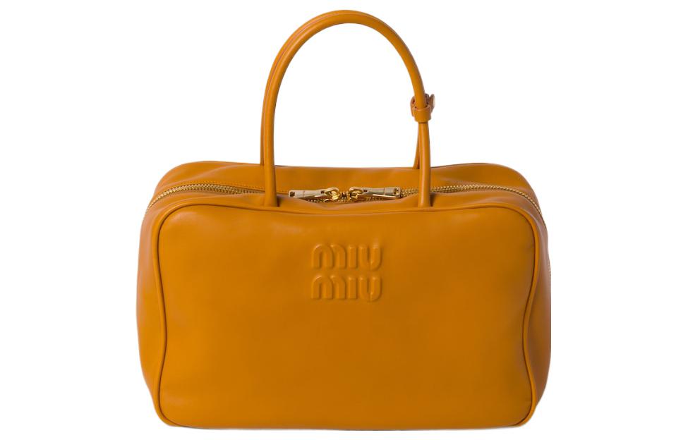 Кожаная сумка через плечо, кроссбод, женская ручная сумка MIU MIU гранатово-желтого цвета
Кожаная сумка через плечо, кроссбод, женская ручная сумка MIU MIU гранатово-желтого цвета