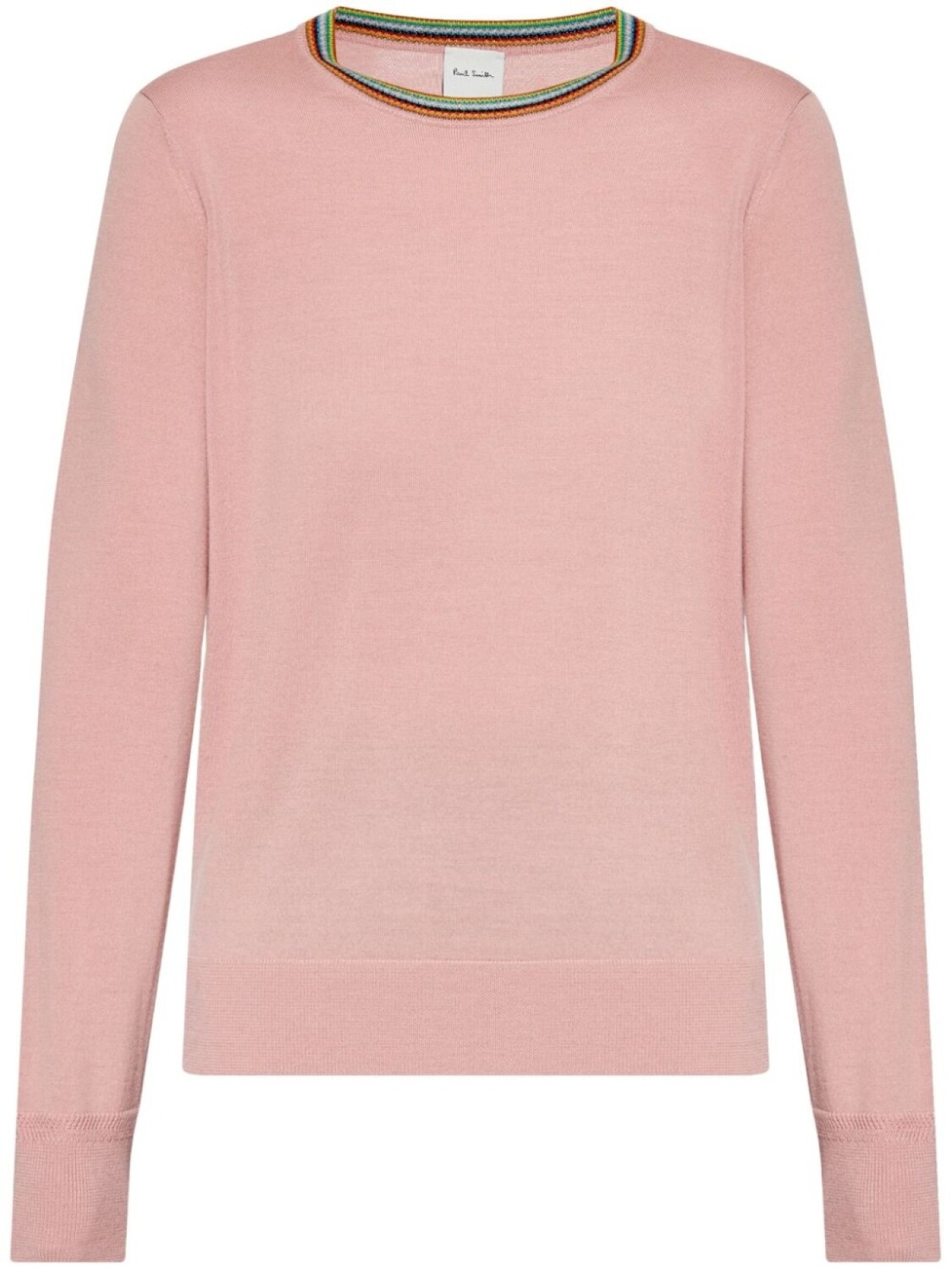 Пол Смит свитер из мериносовой шерсти с полосатым воротом Paul Smith, розовый
Пол Смит свитер из мериносовой шерсти с полосатым воротом Paul Smith, розовый