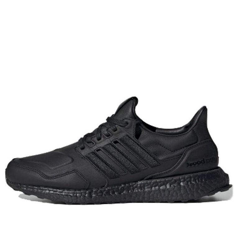 Беговые кроссовки adidas UltraBoost Leather 'Core Black', черный 
Беговые кроссовки adidas UltraBoost Leather 'Core Black', черный