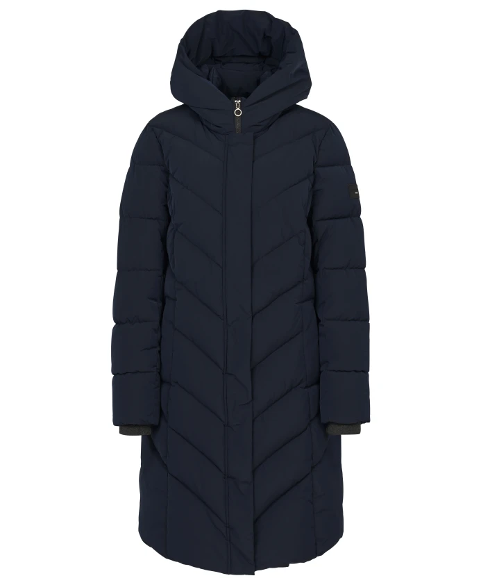 Узкая стеганая парка с женственным изображением с капюшоном. Bugatti, синий
Узкая стеганая парка с женственным изображением с капюшоном. Bugatti, синий