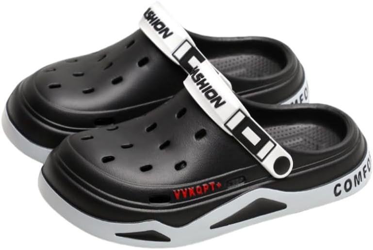 Мужские тапочки с закрытым носком однотонного цвета, дышащие, с толстой подошвой, удобные, нескользящие, прочные мягкие EVA подошвы, летние сабо Clolinde, черный
Мужские тапочки с закрытым носком однотонного цвета, дышащие, с толстой подошвой, удобные, нескользящие, прочные мягкие EVA подошвы, летние сабо Clolinde, черный