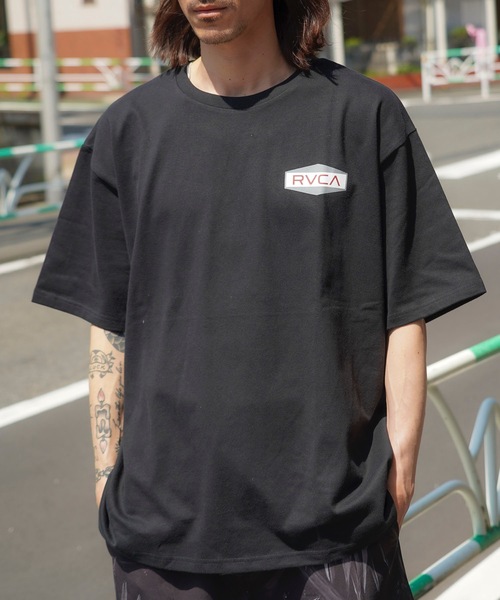 Мужская футболка с коротким рукавом, принт логотипа на спине RVCA, черный
Мужская футболка с коротким рукавом, принт логотипа на спине RVCA, черный