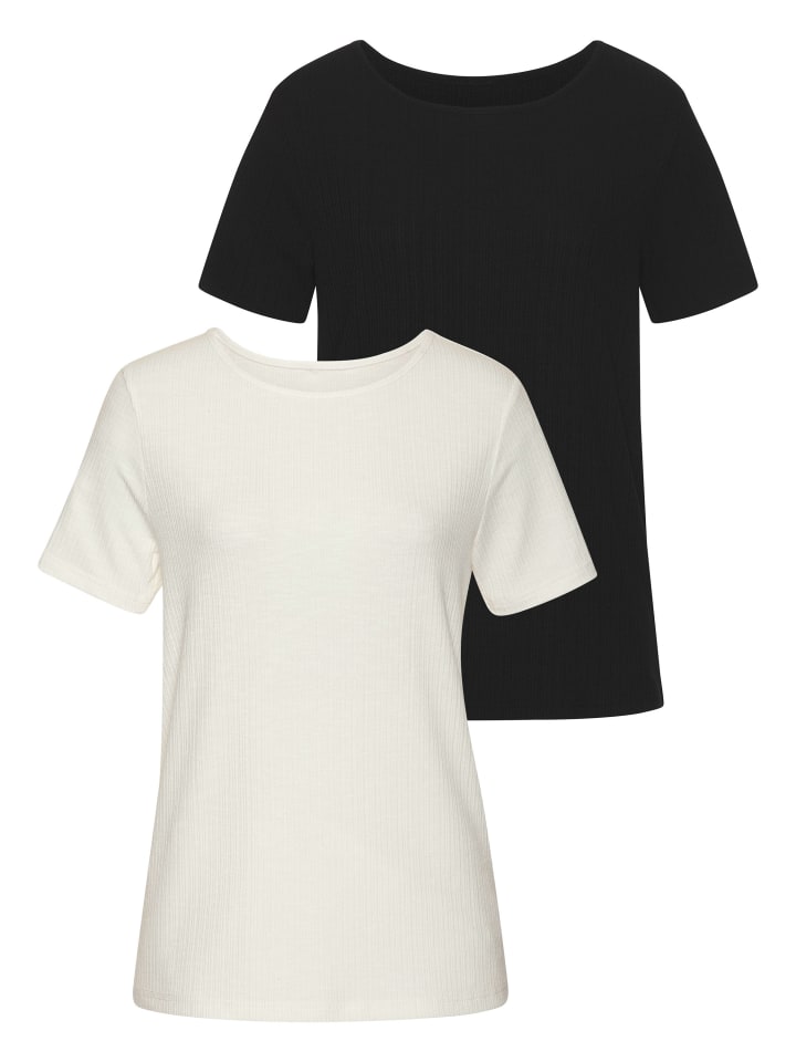 Футболка черного и кремового цветов Vivance
Футболка черного и кремового цветов Vivance