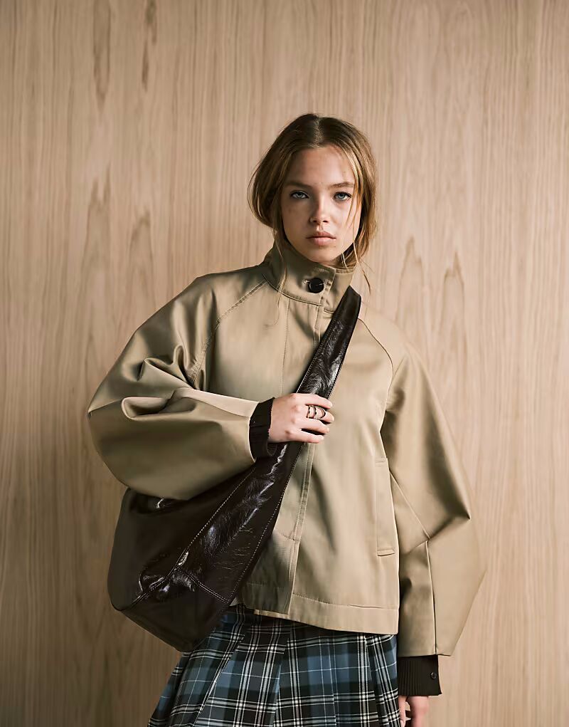 Сумка-тоут цвета шоколада Asos Design
Сумка-тоут цвета шоколада Asos Design