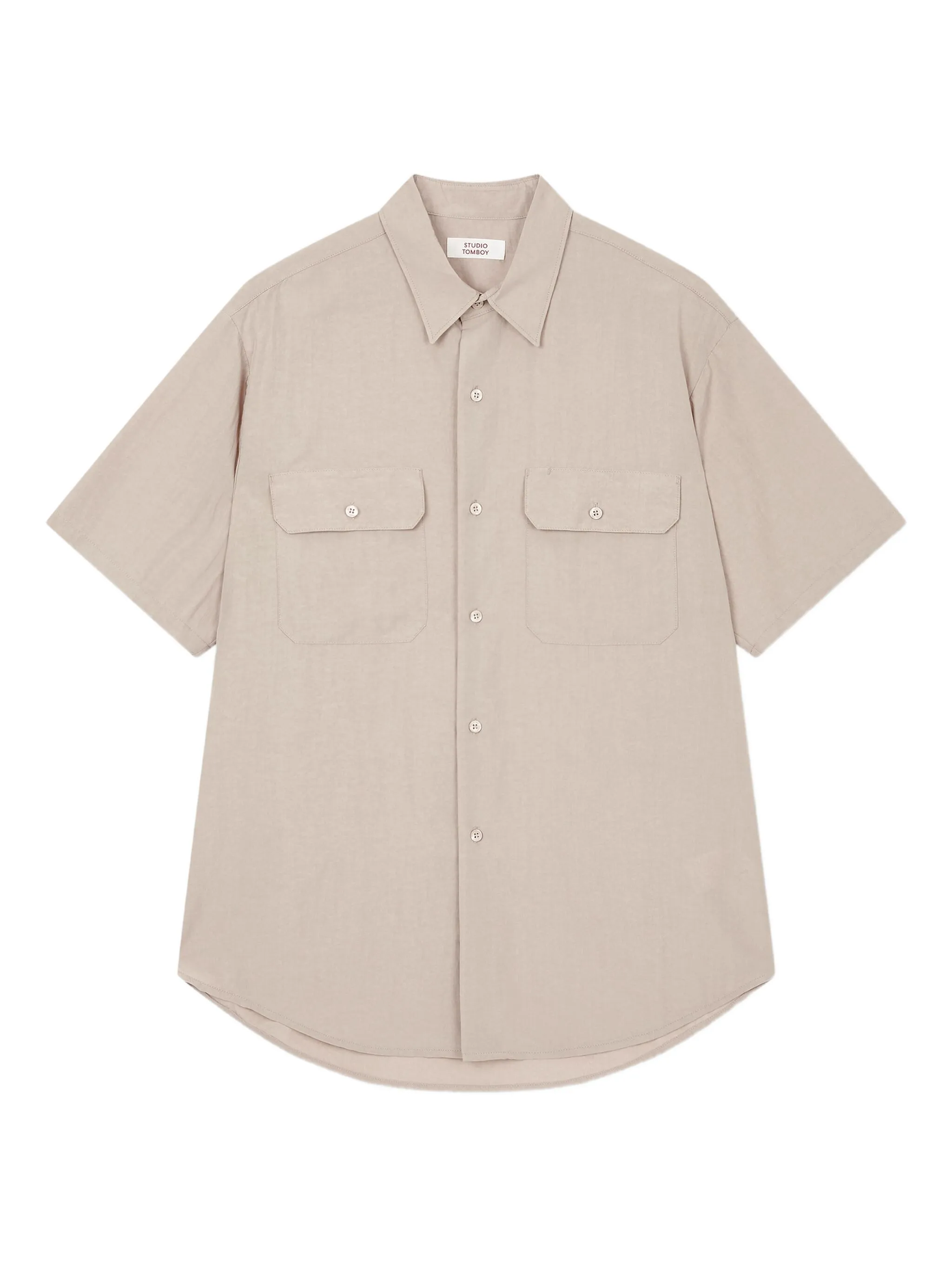Рубашка с короткими рукавами и карманами Studio Tomboy, бежевый
Рубашка с короткими рукавами и карманами Studio Tomboy, бежевый