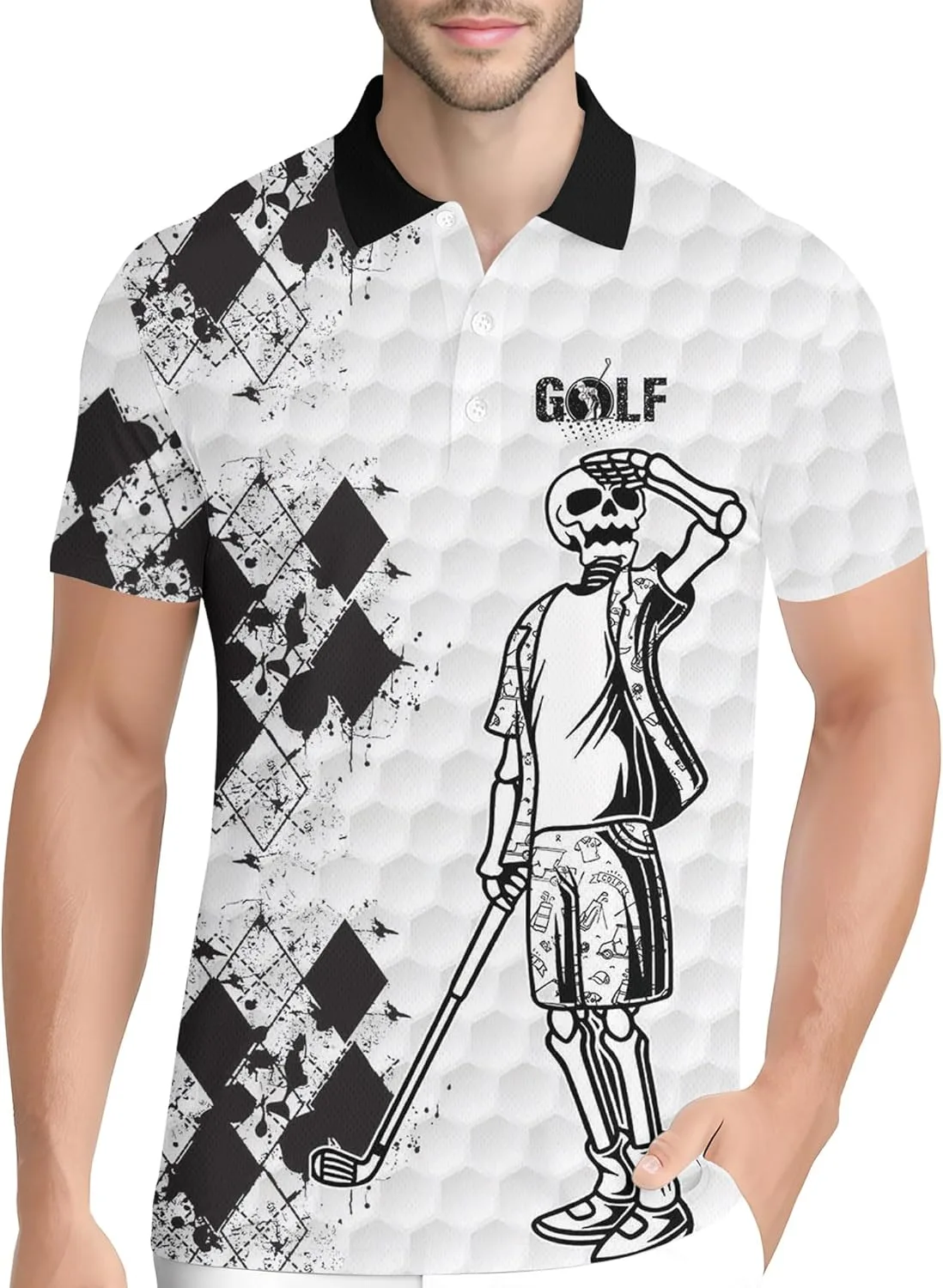 PAGYMO мужская поло для гольфа с забавным принтом, влагоотводящая
PAGYMO мужская поло для гольфа с забавным принтом, влагоотводящая