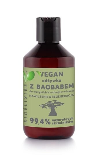 Интенсивно увлажняющий кондиционер Baobab, 300 мл Bioelixire, Vegan
Интенсивно увлажняющий кондиционер Baobab, 300 мл Bioelixire, Vegan
