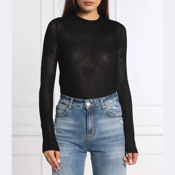 Шерстяной свитер классического кроя Cocarum с добавлением кашемира Pinko, черный
Шерстяной свитер классического кроя Cocarum с добавлением кашемира Pinko, черный