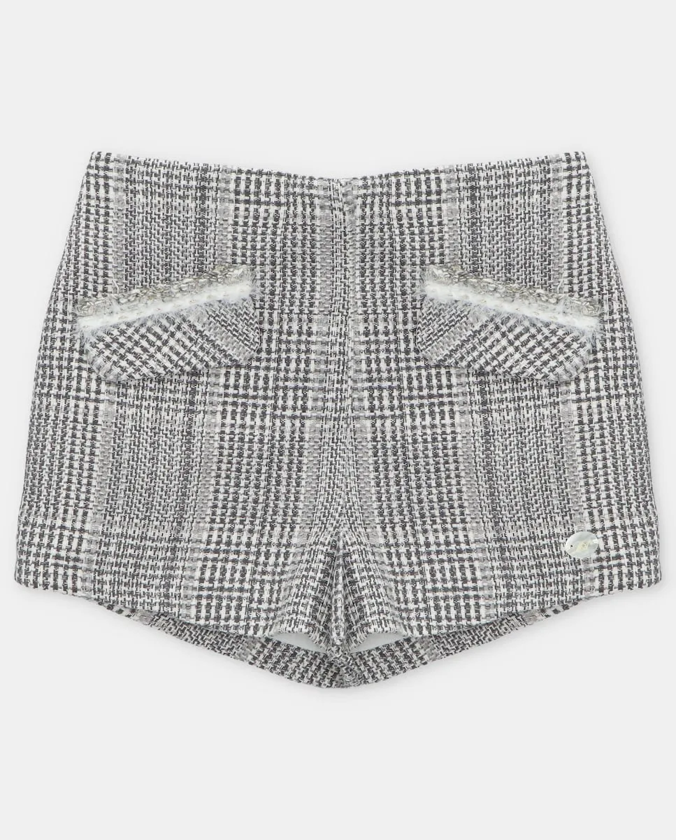 Детские шорты с микропринтом в клетку серого цвета Martín Aranda
Детские шорты с микропринтом в клетку серого цвета Martín Aranda