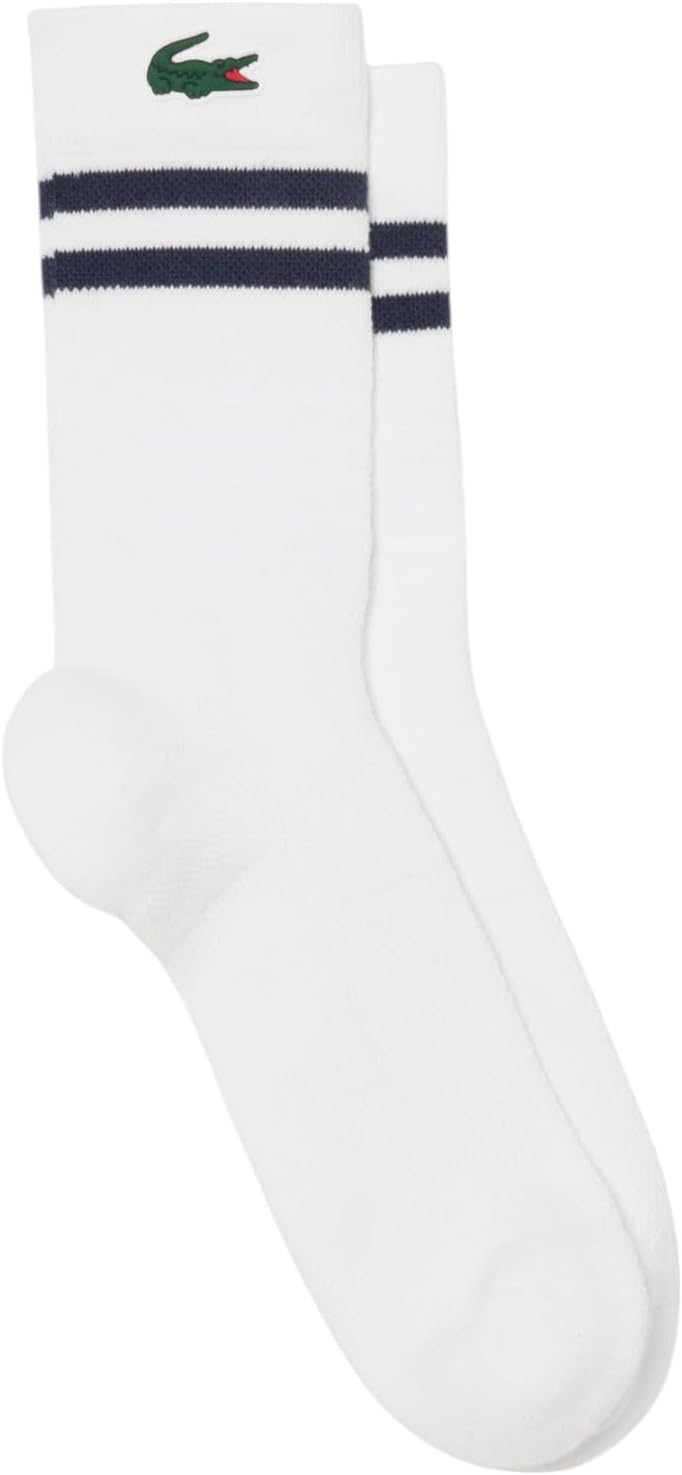 Мужские спортивные носки Lacoste Sport Breathable Cotton, White/Navy Blue
Мужские спортивные носки Lacoste Sport Breathable Cotton, White/Navy Blue