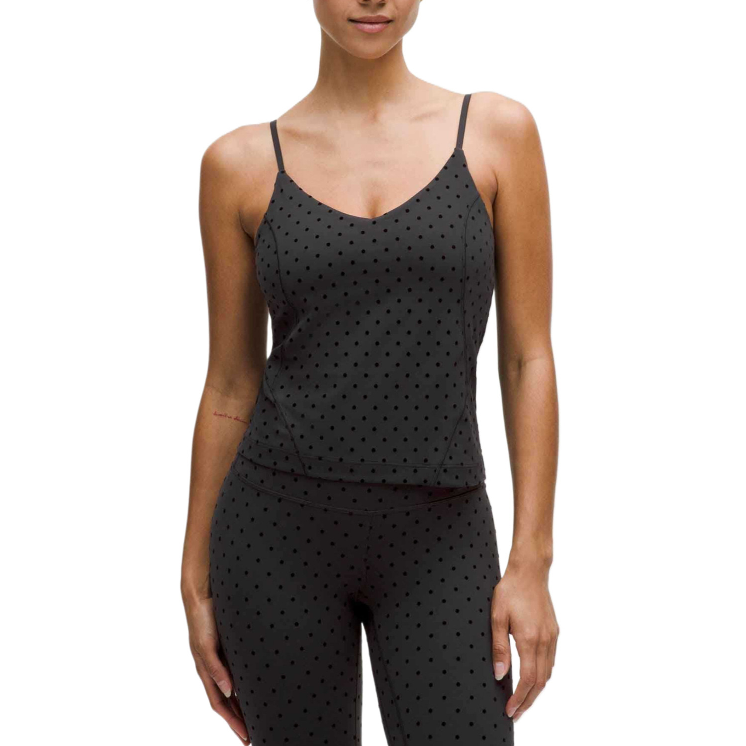 Женский топ Nulu Sport Lululemon, черный velvet polka dot
Женский топ Nulu Sport Lululemon, черный velvet polka dot