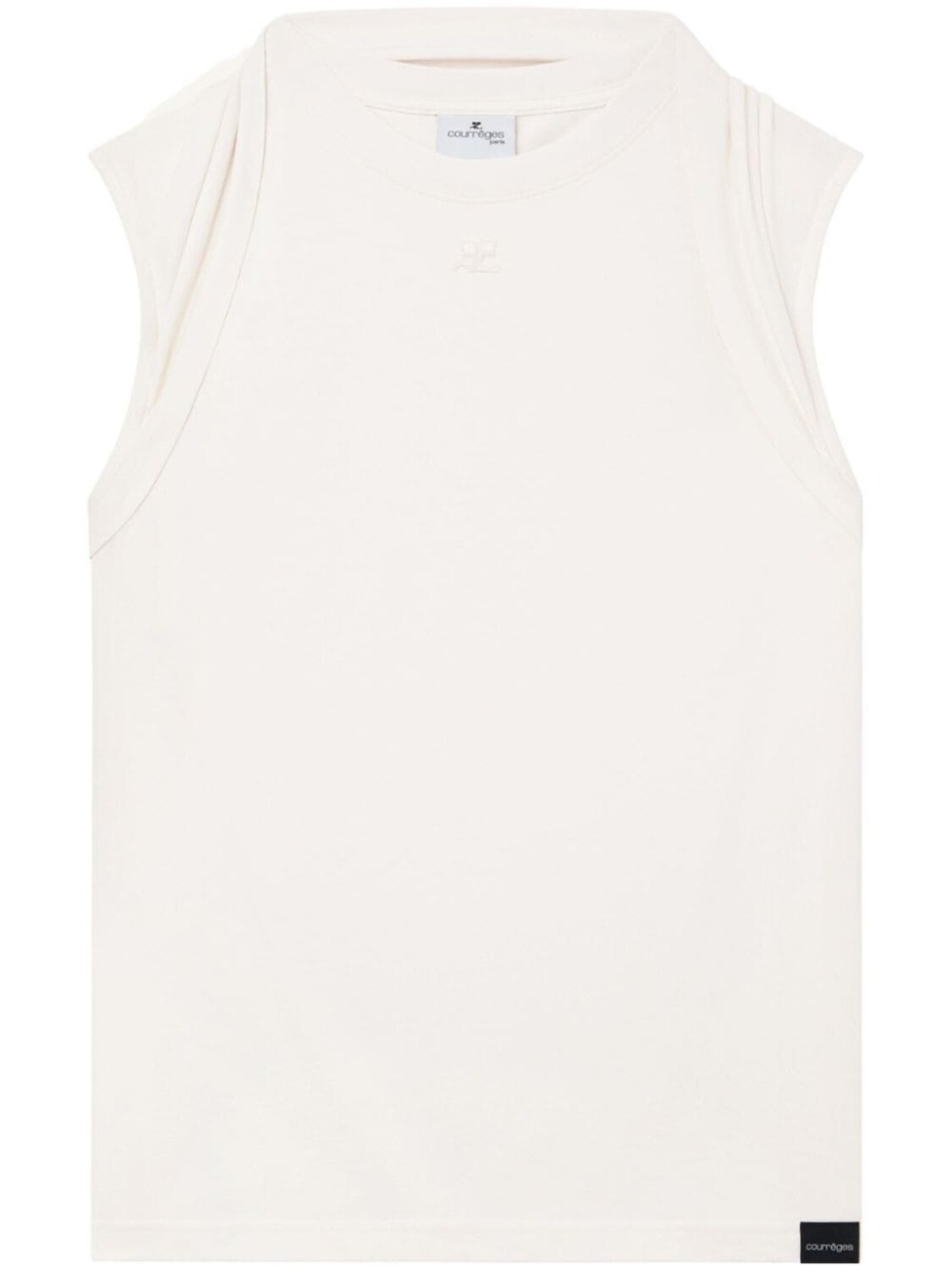 Courrèges топ с драпировкой, белый
Courrèges топ с драпировкой, белый