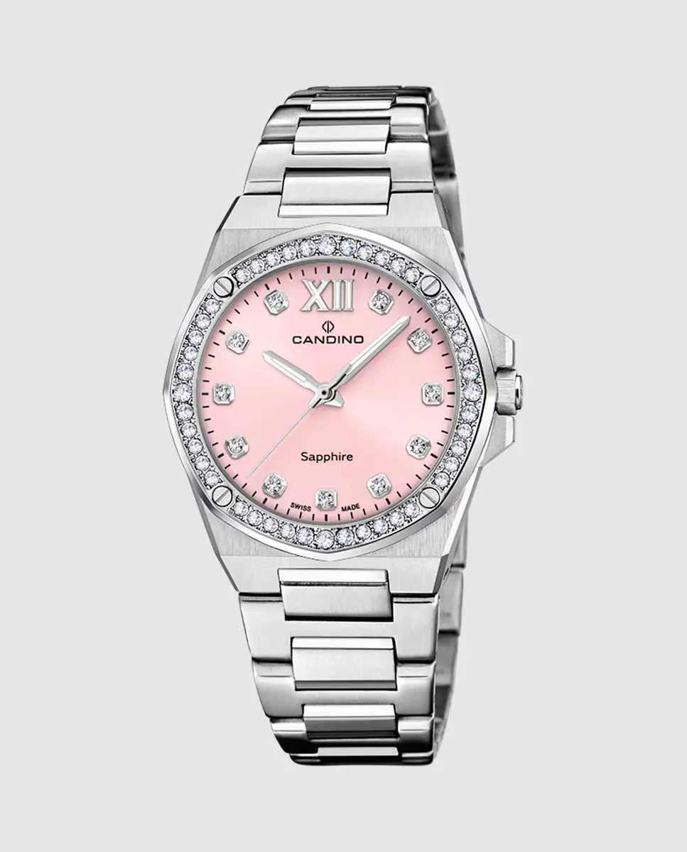 C4751/4 Lady Elegance женские часы из серебряной стали Candino, серебряный
C4751/4 Lady Elegance женские часы из серебряной стали Candino, серебряный