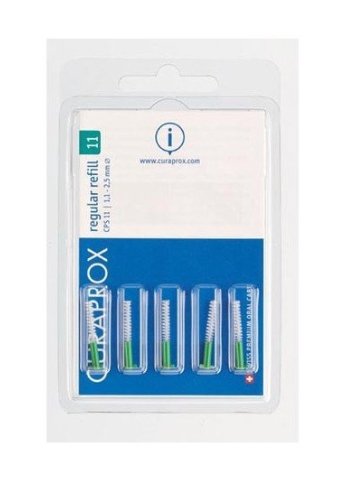 Curaprox CPS 11 Regular Межзубные ершики 5 шт. Curaden
Curaprox CPS 11 Regular Межзубные ершики 5 шт. Curaden