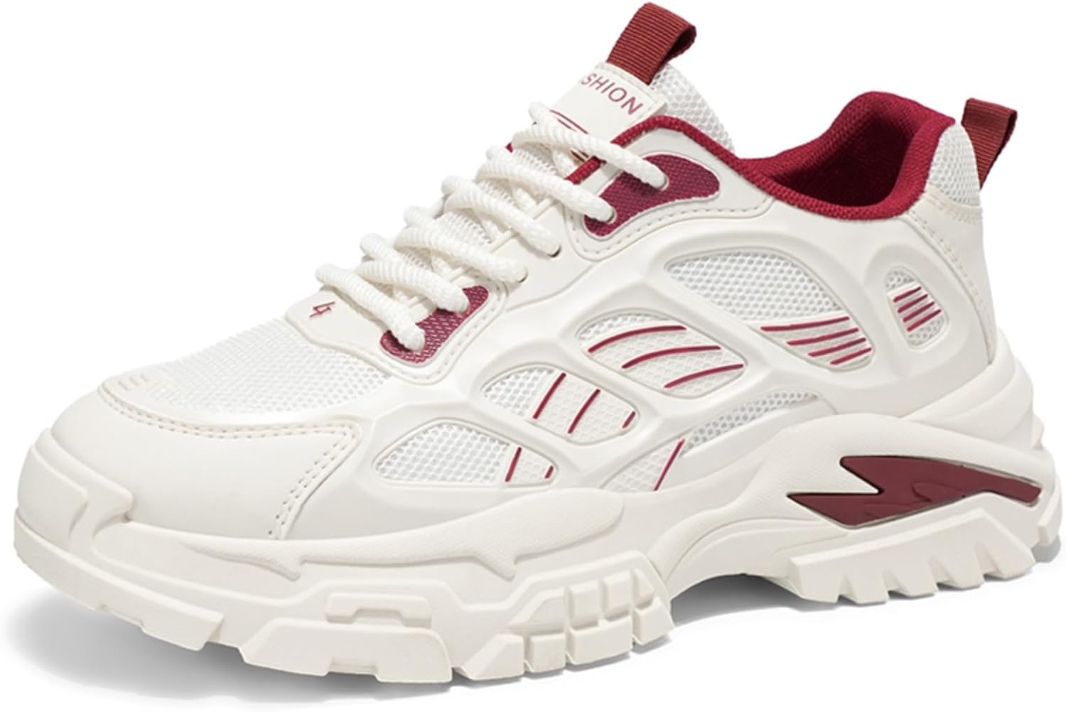 Мужские массивные кроссовки ретро, повседневные обувь из дышащей сетки на высокой подошве, стильные кроссовки для ежедневной носки Aokisx, красный/бежевый
Мужские массивные кроссовки ретро, повседневные обувь из дышащей сетки на высокой подошве, стильные кроссовки для ежедневной носки Aokisx, красный/бежевый