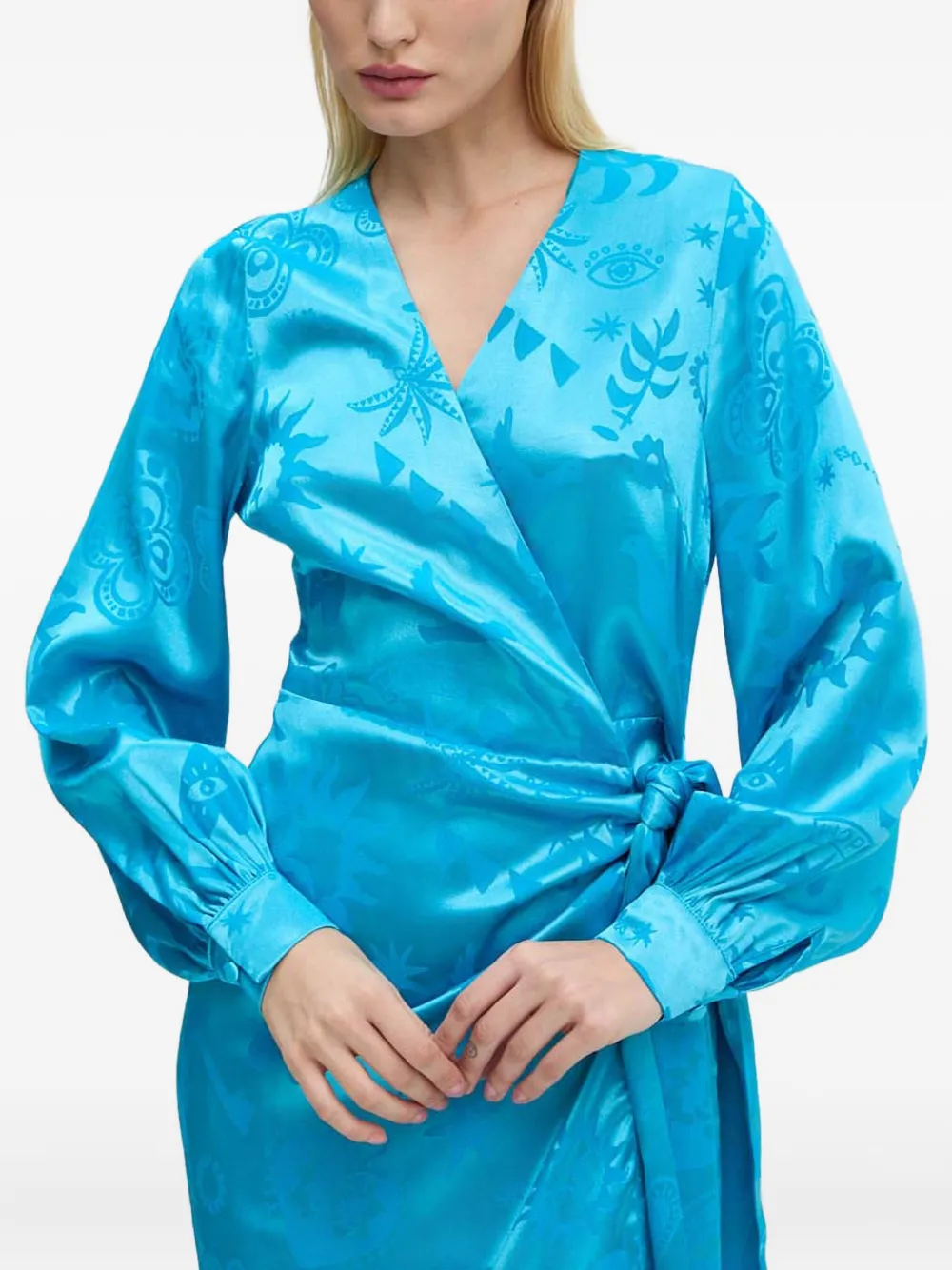 Платье миди с запахом NEVER FULLY DRESSED, синий
Платье миди с запахом NEVER FULLY DRESSED, синий