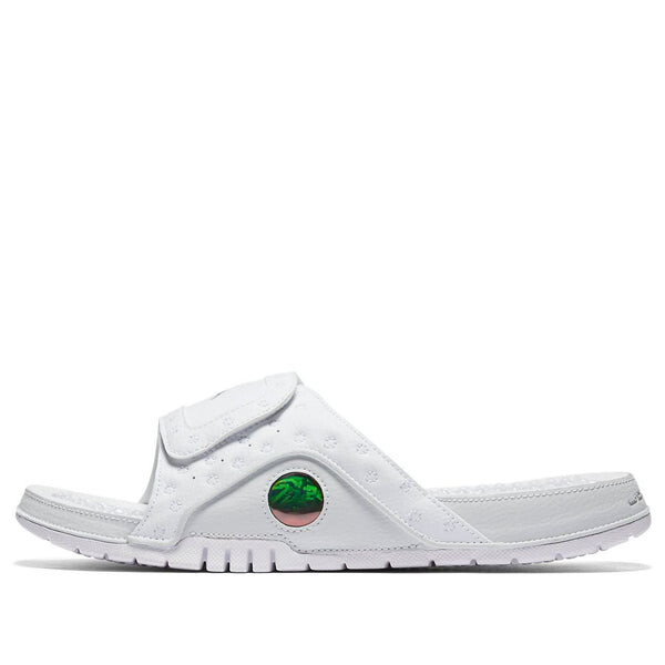 Тапочки hydro 13 slide 'white metallic silver' Air Jordan, белый
Тапочки hydro 13 slide 'white metallic silver' Air Jordan, белый