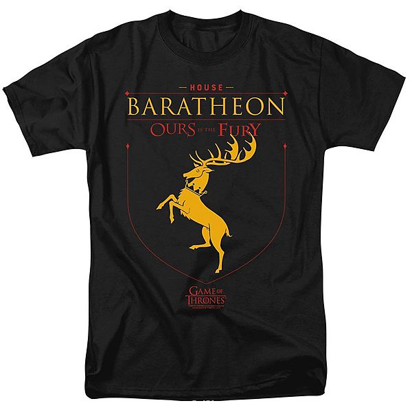 Футболка с коротким рукавом Game of Thrones House Baratheon Sigil Licensed Character
Футболка с коротким рукавом Game of Thrones House Baratheon Sigil Licensed Character