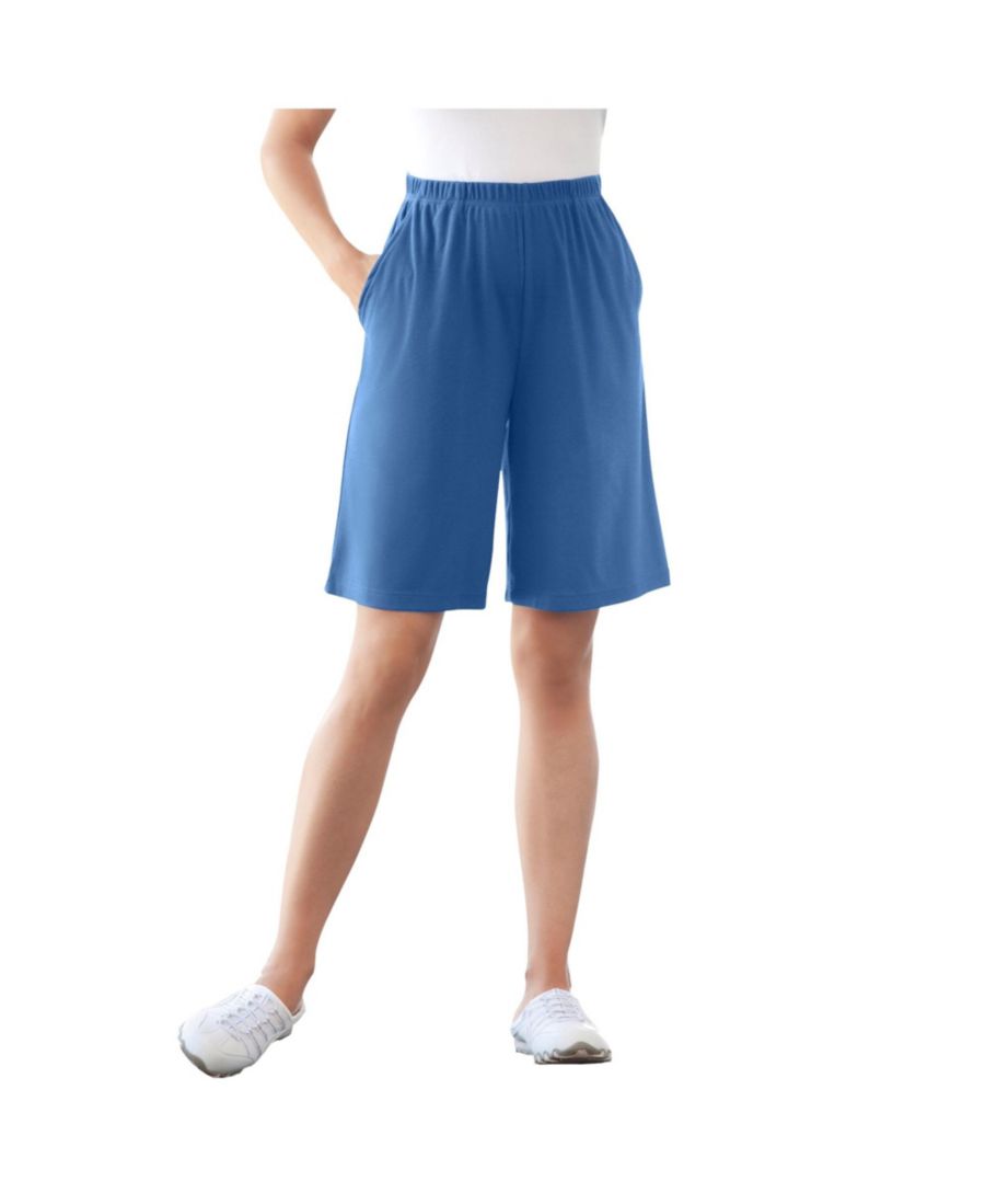 Вязаные шорты больших размеров на 7 дней Woman Within, Royal navy
Вязаные шорты больших размеров на 7 дней Woman Within, Royal navy