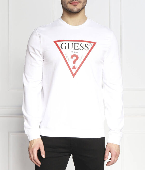 Толстовка мужская Guess Jeans с логотипом, белый
Толстовка мужская Guess Jeans с логотипом, белый