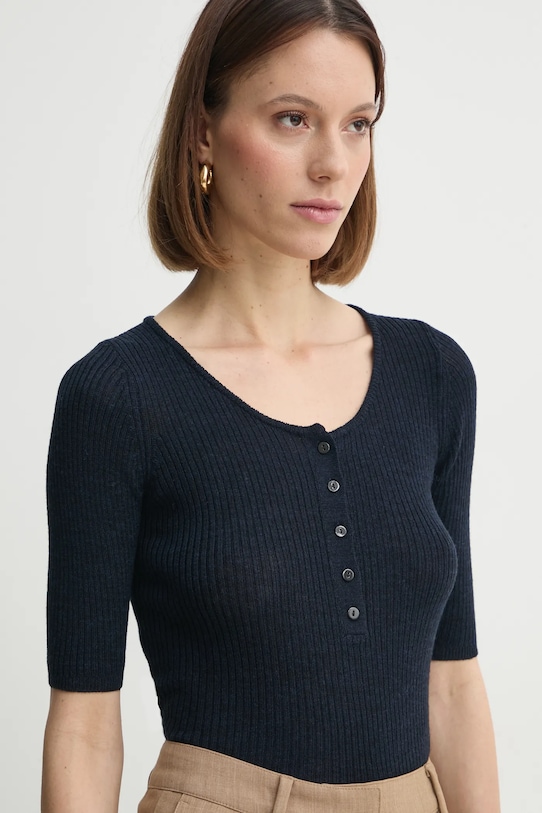 Шерстяной свитер Agnes Herskind, темно-синий
Шерстяной свитер Agnes Herskind, темно-синий