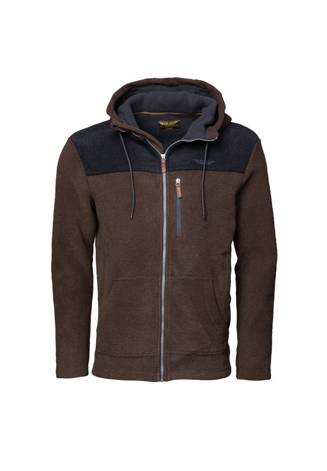 Флисовая куртка Hero By John Medoox, коричневый 
Флисовая куртка Hero By John Medoox, коричневый