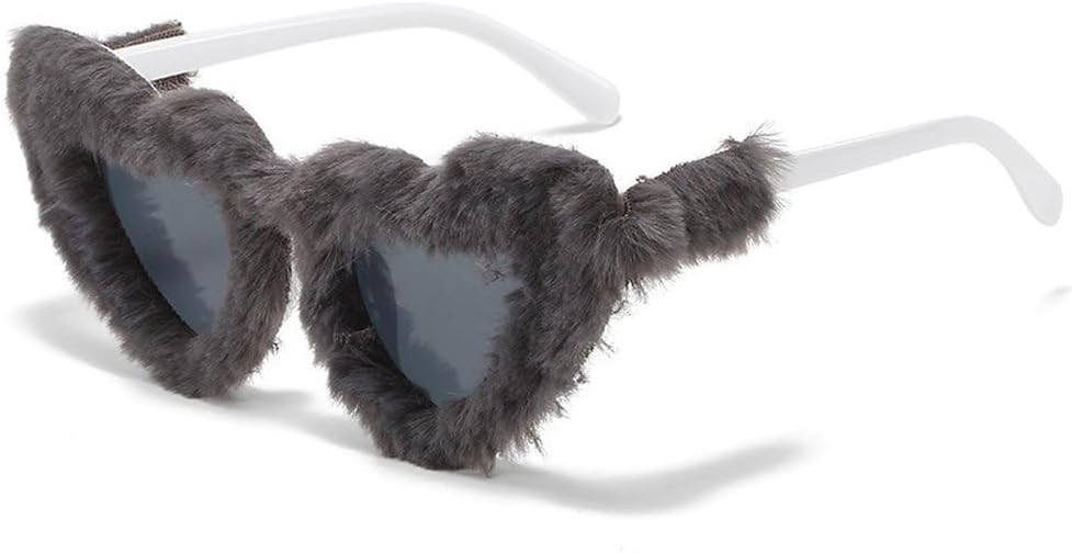 Ретро-солнцезащитные очки в форме сердца из мягкого плюша для женщин, модные сине-розовые очки, трендовые мужские солнцезащитные очки «кошачий глаз» с защитой от УФ-излучения UV400 SKFGNX, Grey White Grey
Ретро-солнцезащитные очки в форме сердца из мягкого плюша для женщин, модные сине-розовые очки, трендовые мужские солнцезащитные очки «кошачий глаз» с защитой от УФ-излучения UV400 SKFGNX, Grey White Grey