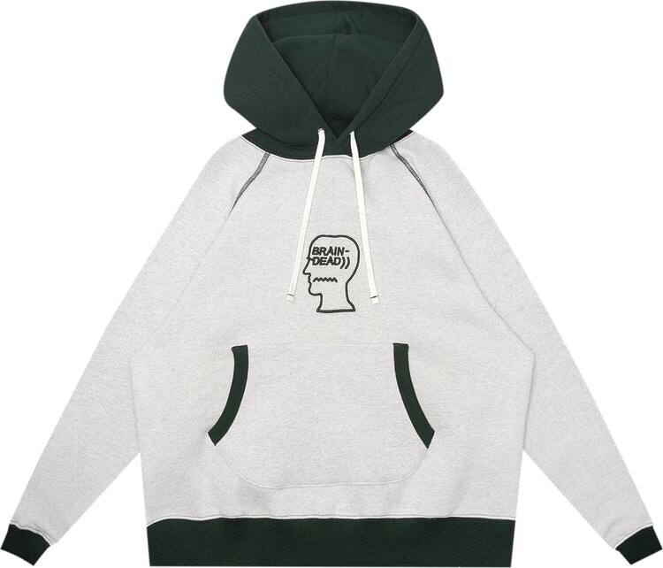 Худи Brain Dead Fleece Logo Head Raglan 'Oatmeal Green', зеленый
Худи Brain Dead Fleece Logo Head Raglan 'Oatmeal Green', зеленый