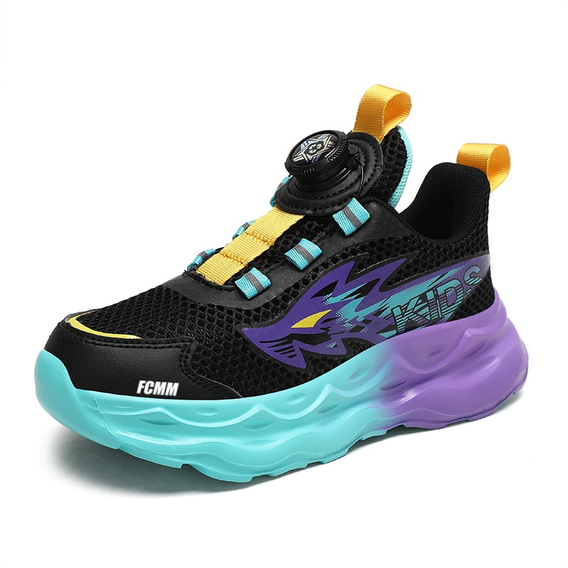 Противоскользящая и дышащая повседневная обувь для детей FCMM, черный/фиолетовый
Противоскользящая и дышащая повседневная обувь для детей FCMM, черный/фиолетовый