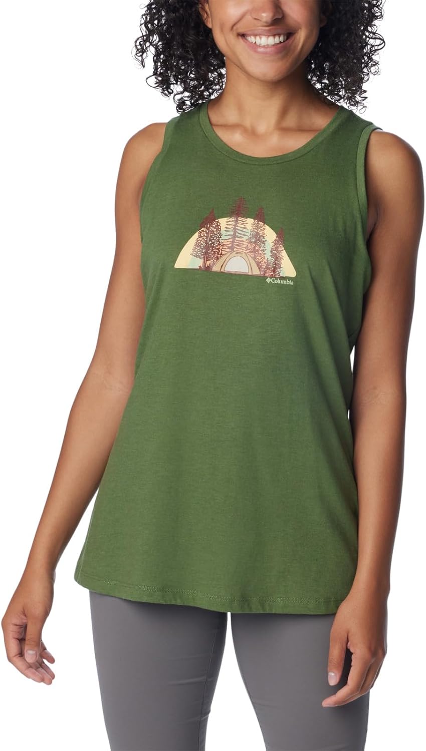 Columbia Womens Bluff Mesa Топ-камизол, Canteen Heather/Happier Outdoors
Columbia Womens Bluff Mesa Топ-камизол, Canteen Heather/Happier Outdoors