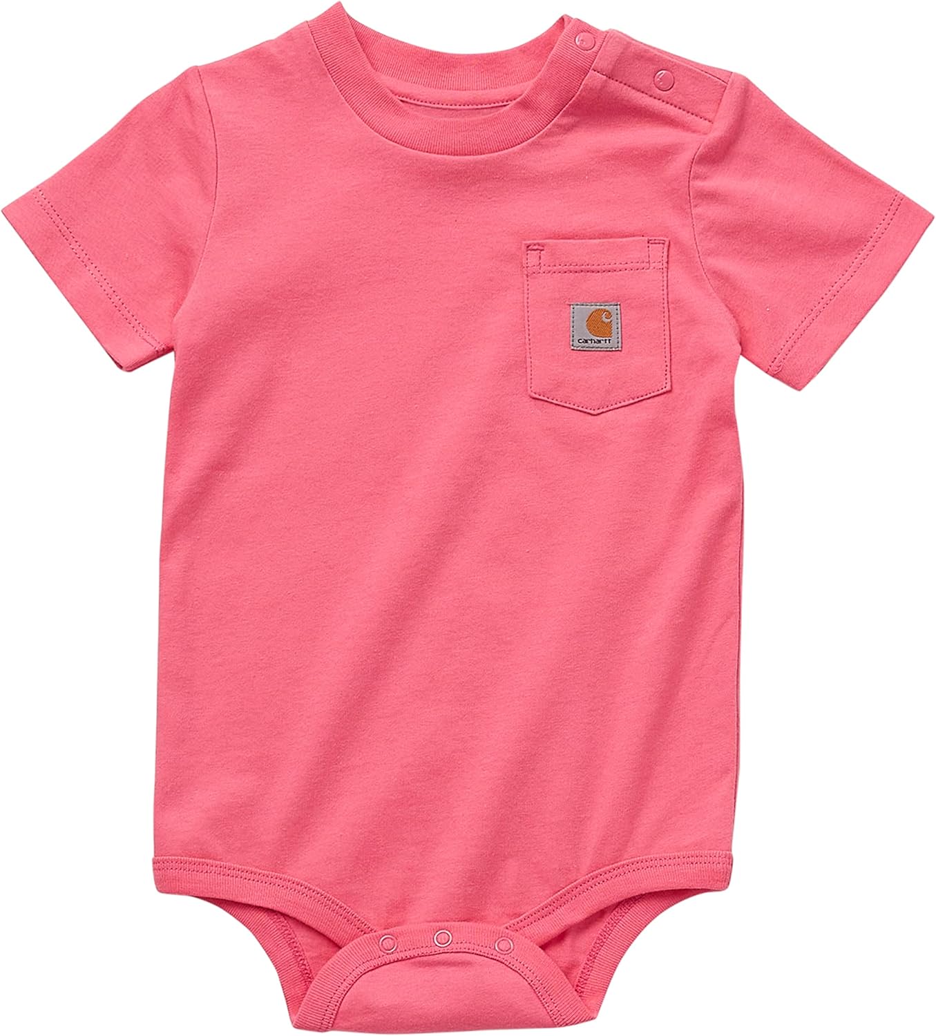 Carhartt baby-boys Logo Bodysuit, Pink Lemonade (O)
Carhartt baby-boys Logo Bodysuit, Pink Lemonade (O)
