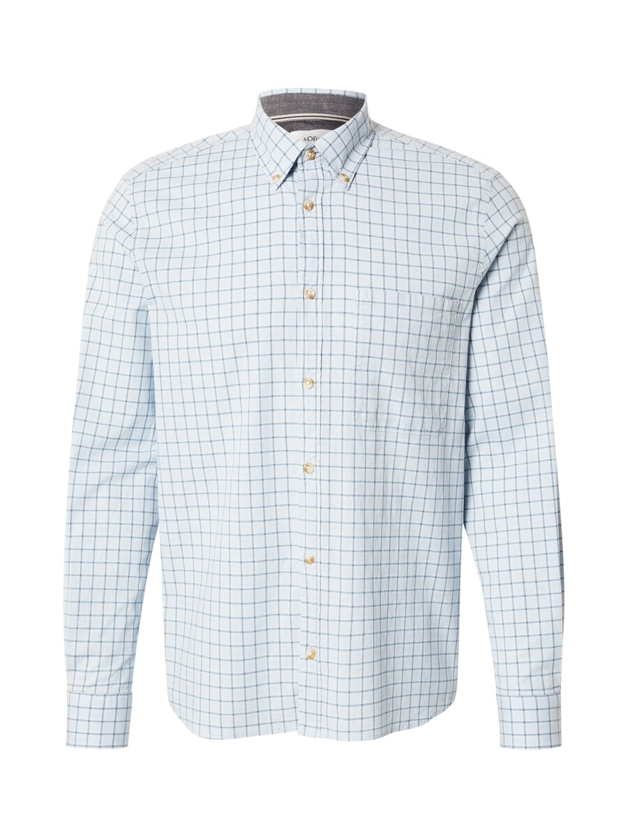 Рубашка на пуговицах классического кроя s.Oliver, синий/голубой
Рубашка на пуговицах классического кроя s.Oliver, синий/голубой