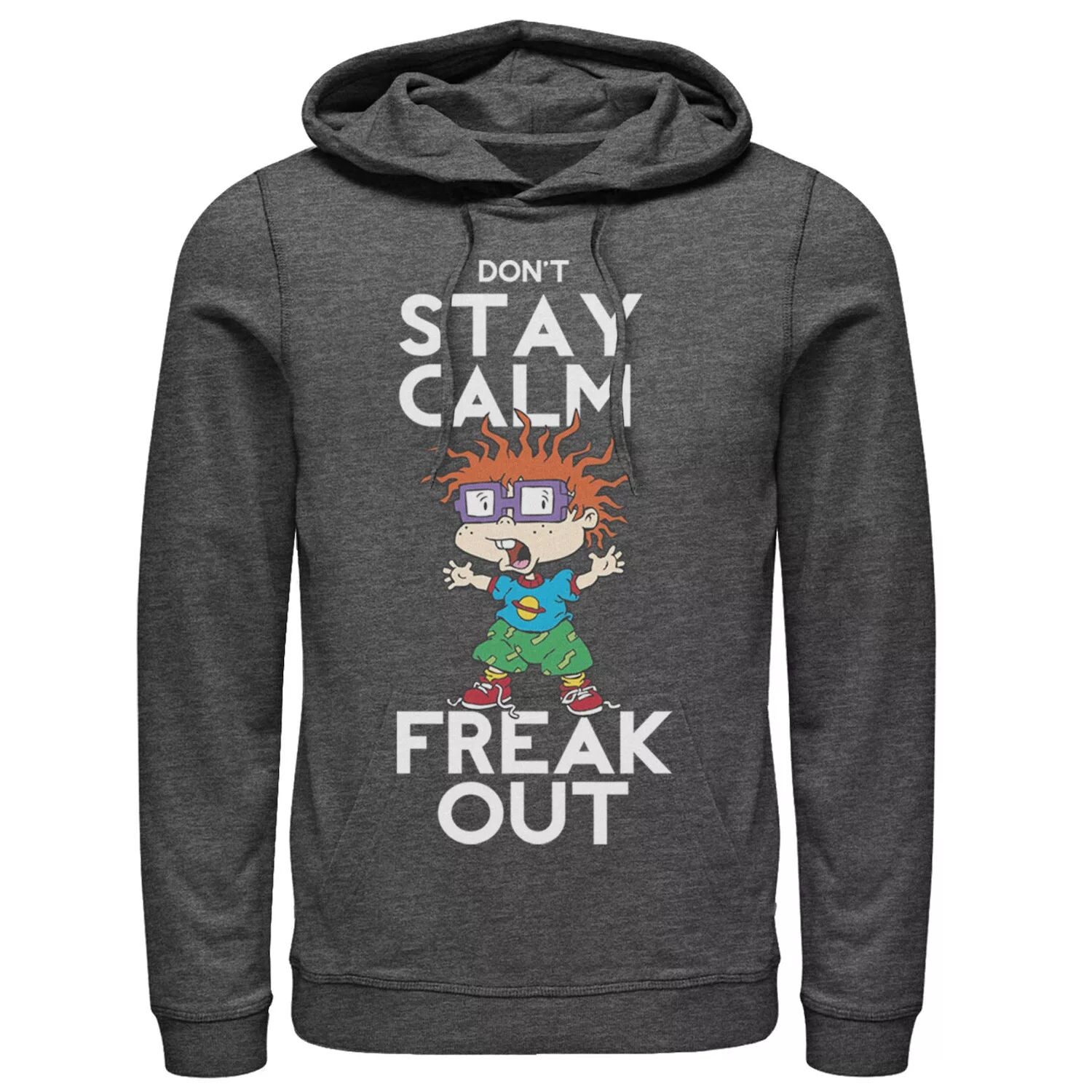 Мужская толстовка с рисунком Rugrats Chuckie Don't Stay Calm Freak Out Nickelodeon
Мужская толстовка с рисунком Rugrats Chuckie Don't Stay Calm Freak Out Nickelodeon
