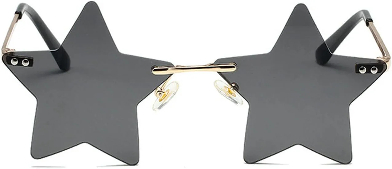 Женские солнцезащитные очки без оправы 2021 года, модные пятизвездочные солнцезащитные очки для мужчин, очки с пентаграммой, прозрачные линзы COTIA, Black
Женские солнцезащитные очки без оправы 2021 года, модные пятизвездочные солнцезащитные очки для мужчин, очки с пентаграммой, прозрачные линзы COTIA, Black