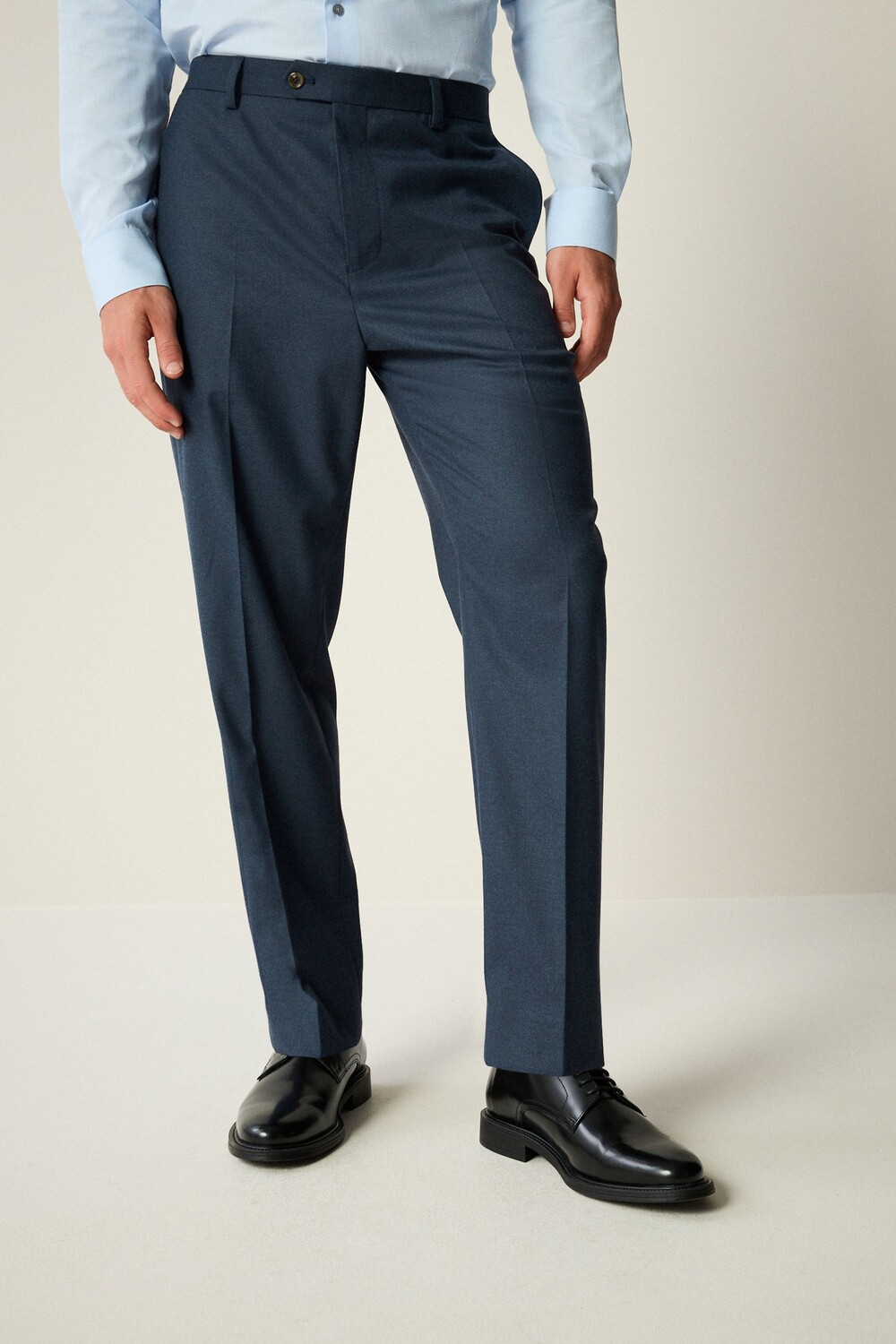 Брюки из фактурной фланели облегающего кроя Next, синий
Брюки из фактурной фланели облегающего кроя Next, синий