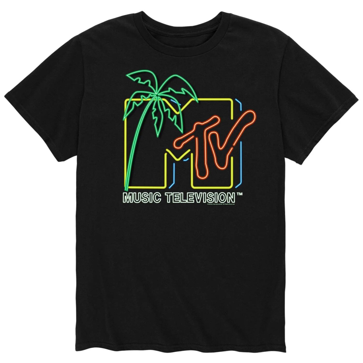 Мужская футболка MTV с неоновым светом Licensed Character
Мужская футболка MTV с неоновым светом Licensed Character