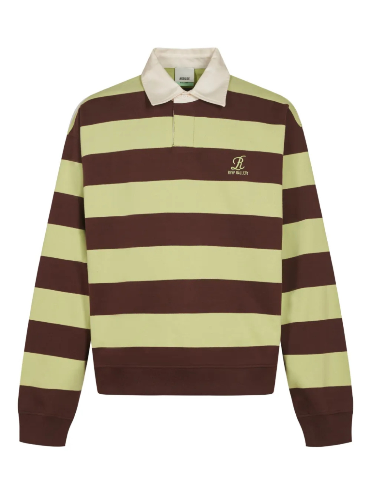 Рубашка-поло AGOLDE RSVP в полоску для регби, коричневый
Рубашка-поло AGOLDE RSVP в полоску для регби, коричневый