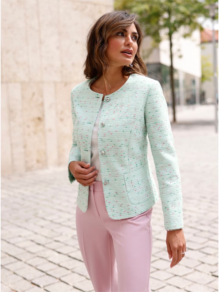 WITT WEIDEN Блейзер букле лаймово-мятного цвета
WITT WEIDEN Блейзер букле лаймово-мятного цвета