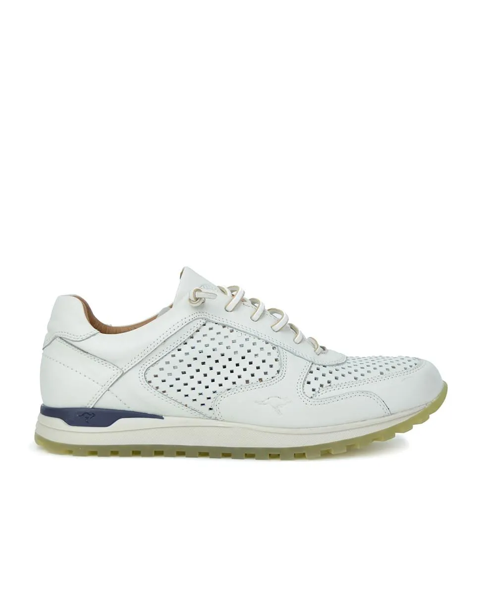 Мужские кроссовки из перфорированной кожи со шнурками из гладкой кожи Kangaroos, белый
Мужские кроссовки из перфорированной кожи со шнурками из гладкой кожи Kangaroos, белый