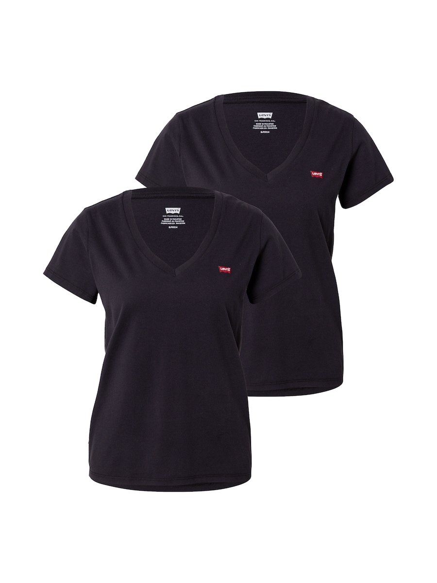 Рубашка LEVI'S Perfect V-Neck Tee (2-Pack), черный
Рубашка LEVI'S Perfect V-Neck Tee (2-Pack), черный