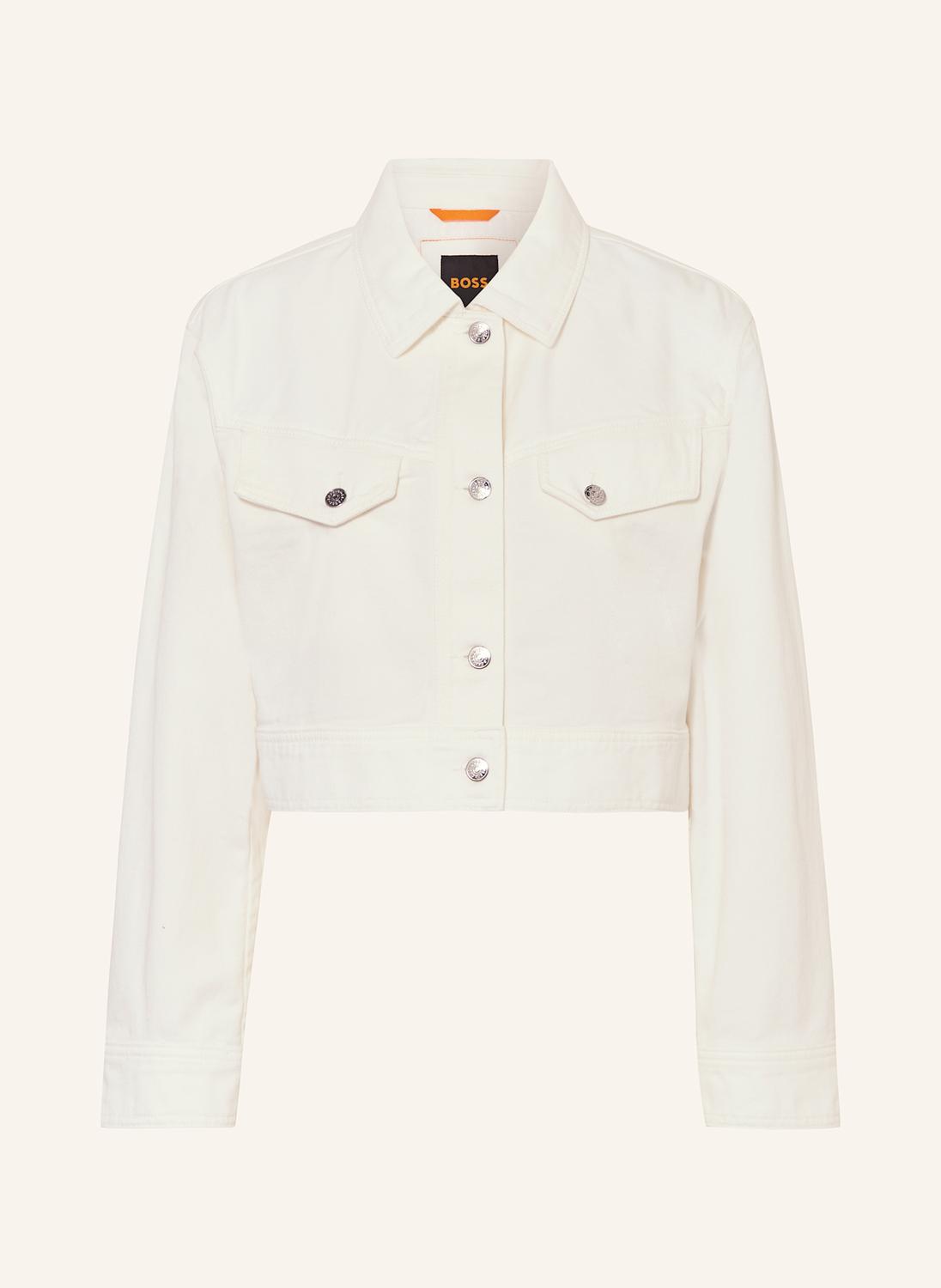 Джинсовая куртка джафреси Boss, белый
Джинсовая куртка джафреси Boss, белый