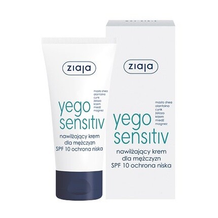 Yego Sensitive увлажняющий крем Spf10 50 мл, Ziaja
Yego Sensitive увлажняющий крем Spf10 50 мл, Ziaja
