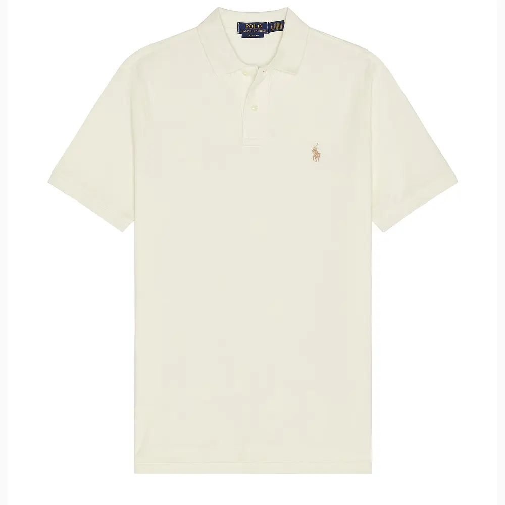 Поло с вышивкой пони Pony Polo Ralph Lauren, бежевый
Поло с вышивкой пони Pony Polo Ralph Lauren, бежевый